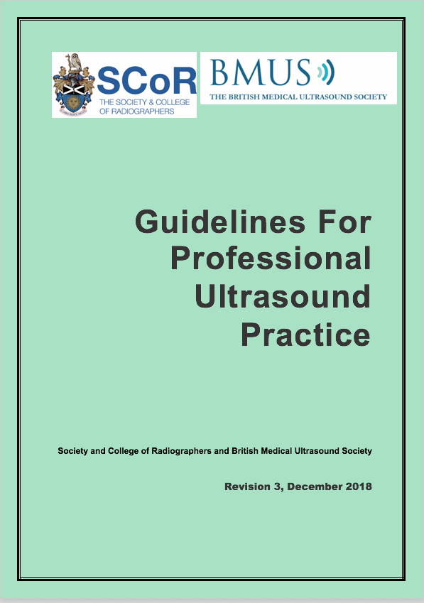 Guidelines for professional ultrasound practice