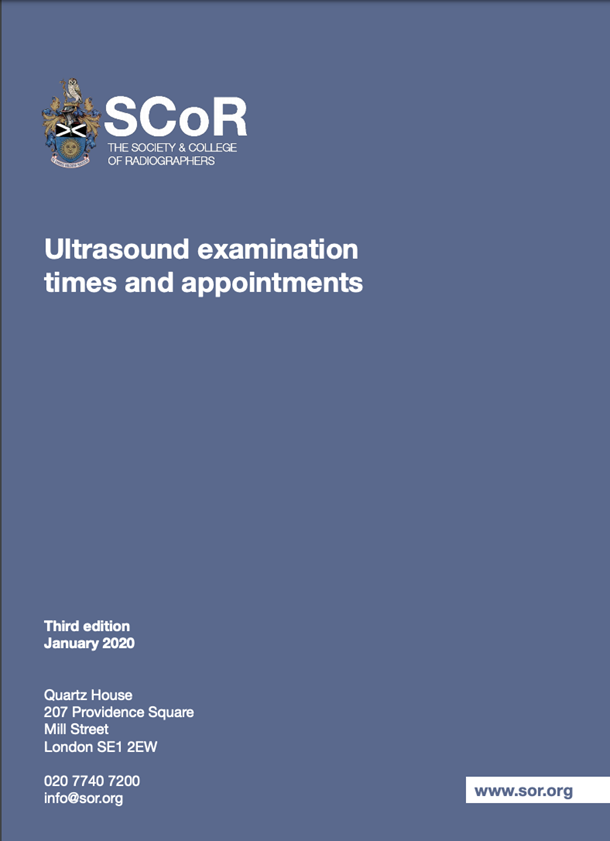 Ultrasound examination times and appointments