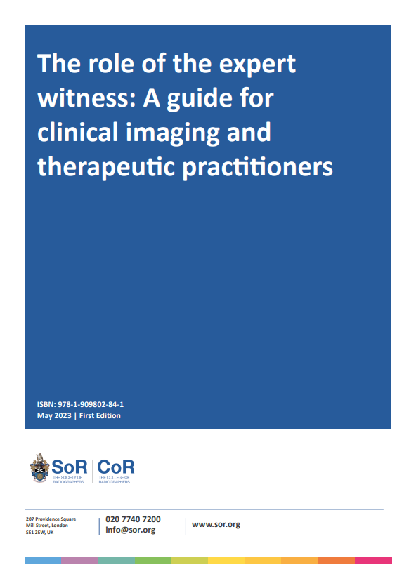 The role of the expert witness: A guide for clinical imaging and therapeutic practitioners