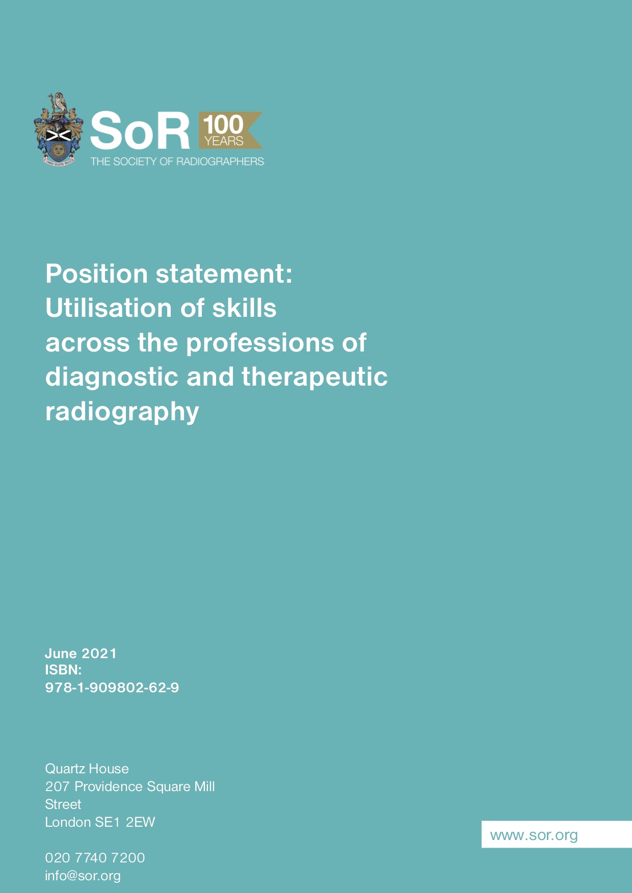 Sample Radiographer Supporting Statements Position statement - Utilisation of skills across the professions of ...