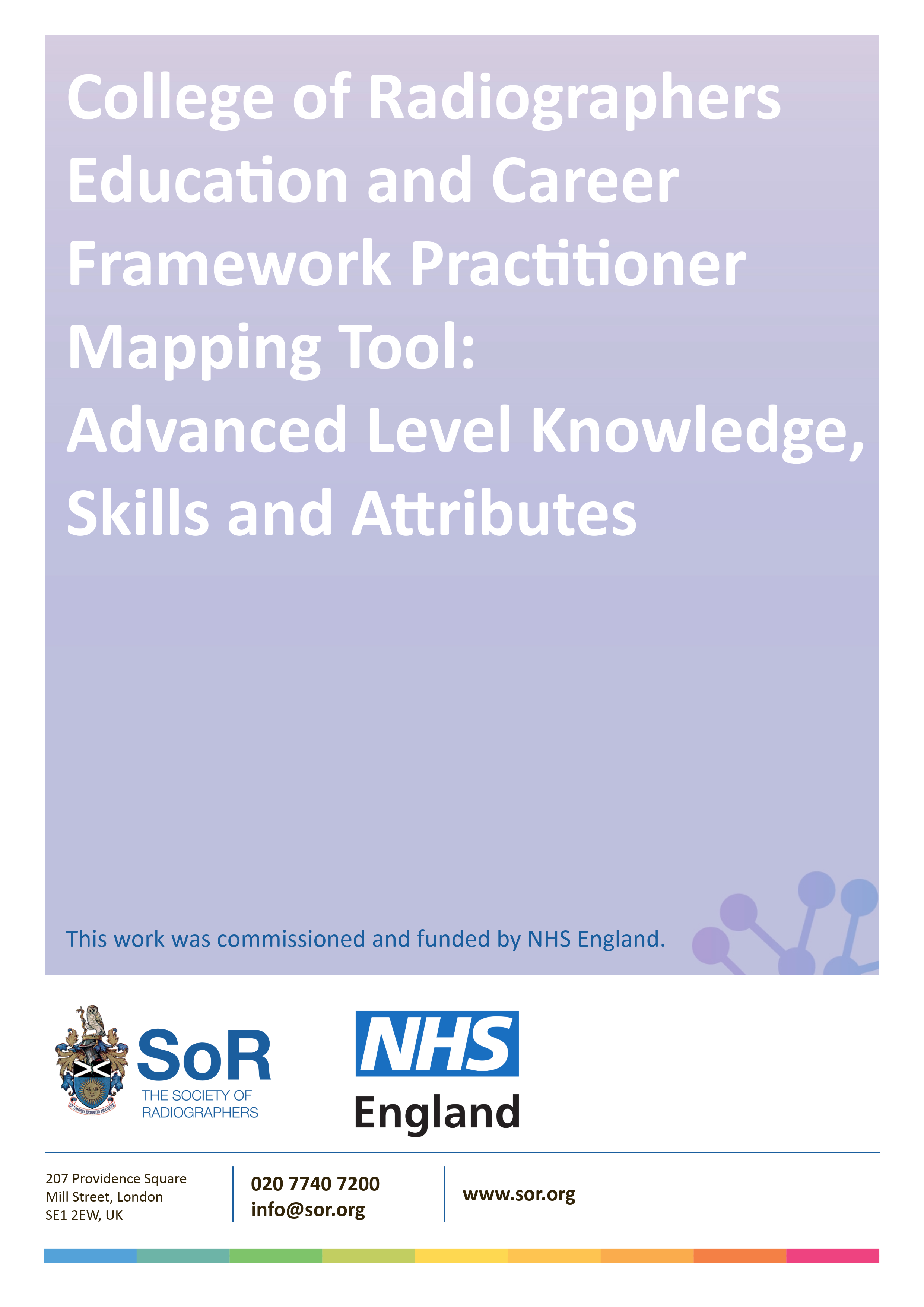 Education and Career Framework Practitioner Mapping Tool:  Advanced Level Knowledge, Skills and Attributes
