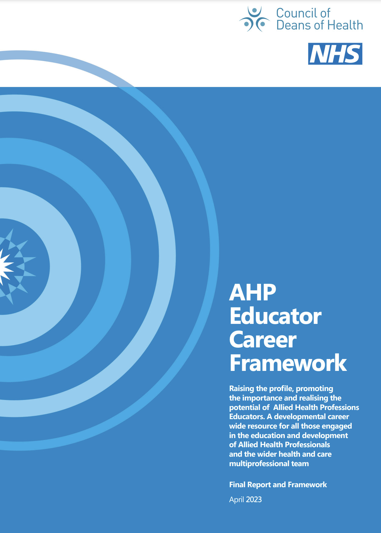 Allied Health Professional Educator Career Framework 