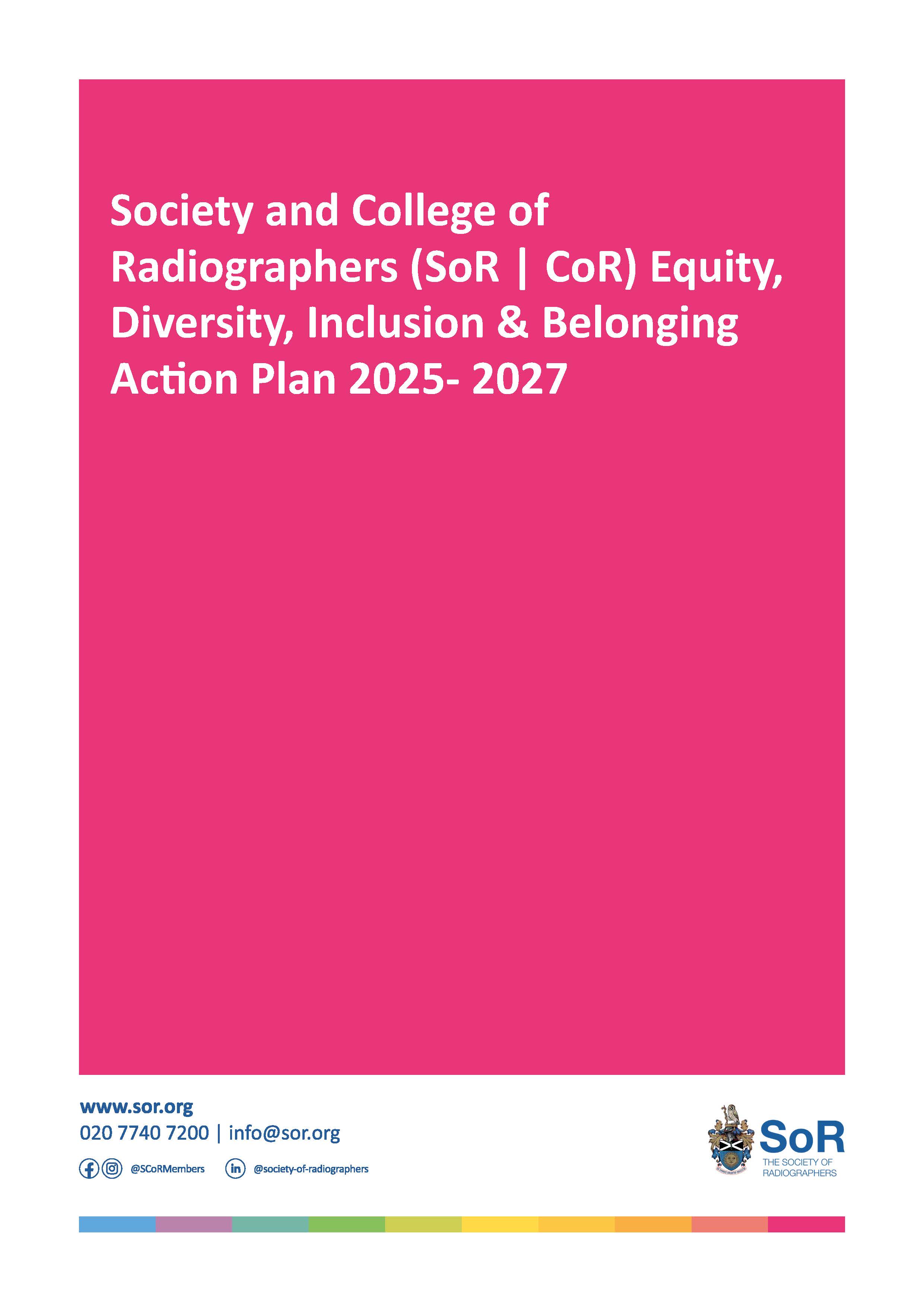 SoR | CoR Equity, Diversity, Inclusion & Belonging Action Plan 2025- 2027