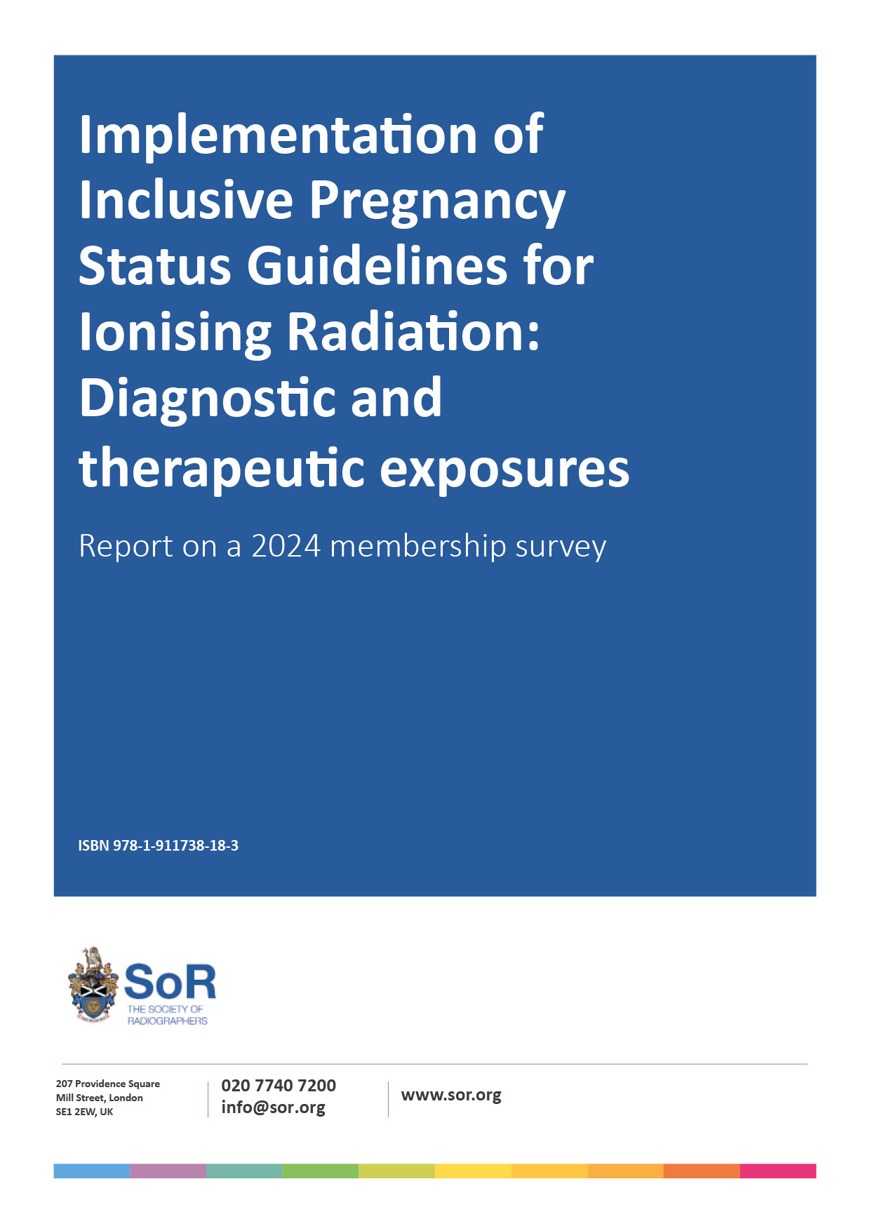 Implementation of Inclusive Pregnancy Status Guidelines for Ionising Radiation: Diagnostic and therapeutic exposures