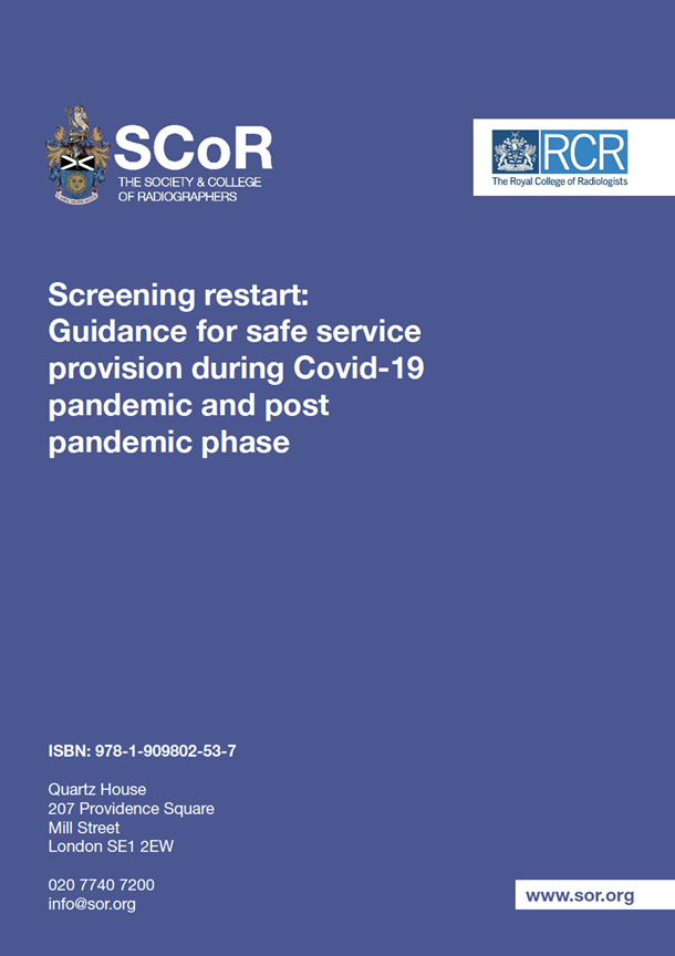 Screening restart: Guidance for safe service provision during Covid-19 pandemic and post pandemic phase