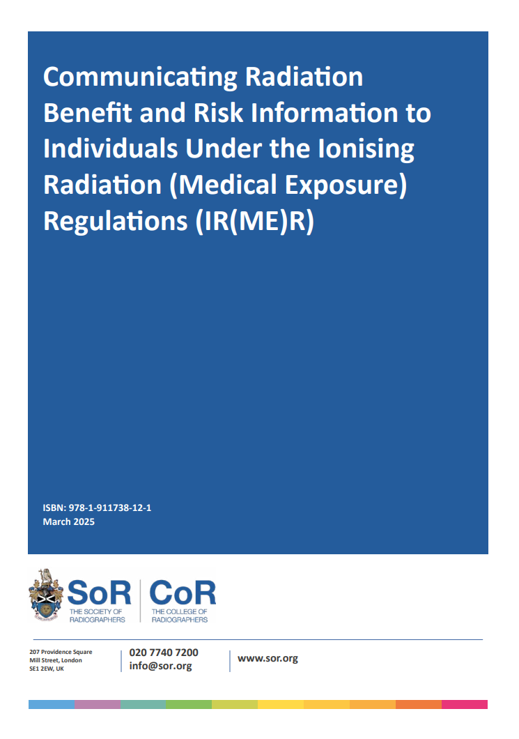 Communicating Radiation Benefit and Risk Information to Individuals Under the Ionising Radiation (Medical Exposure) Regulations