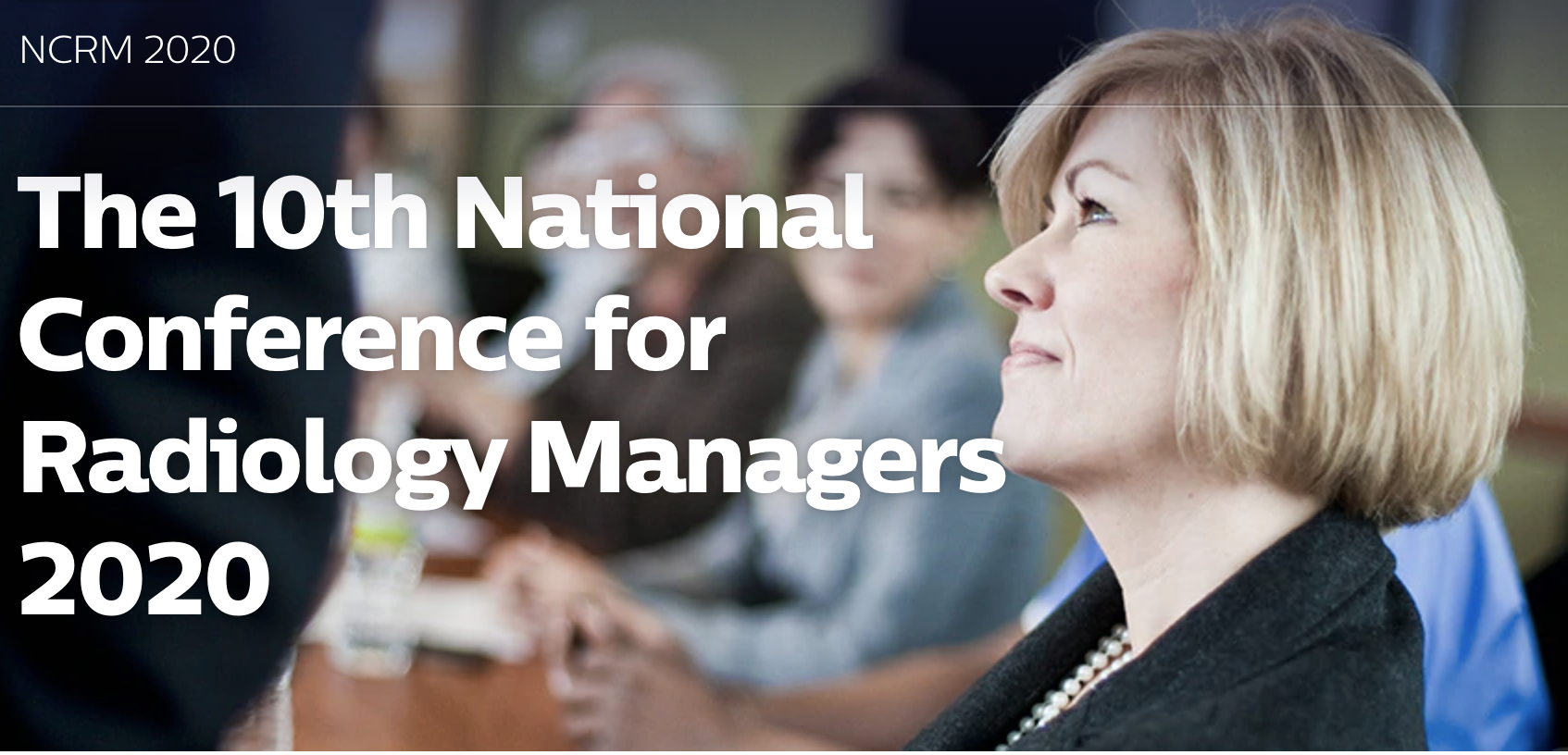 Radiology managers Book your free place at NCRM SoR