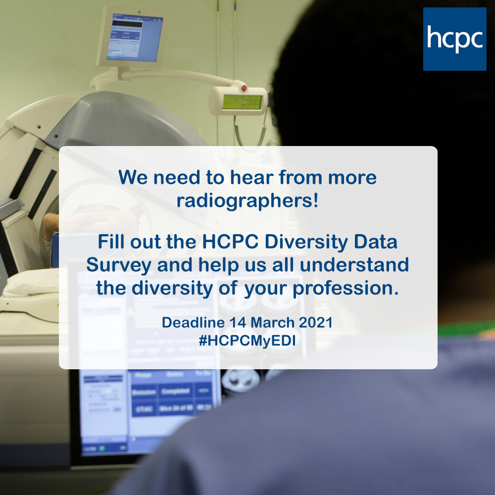 Diversity data reminder for HCPC registrants | SoR