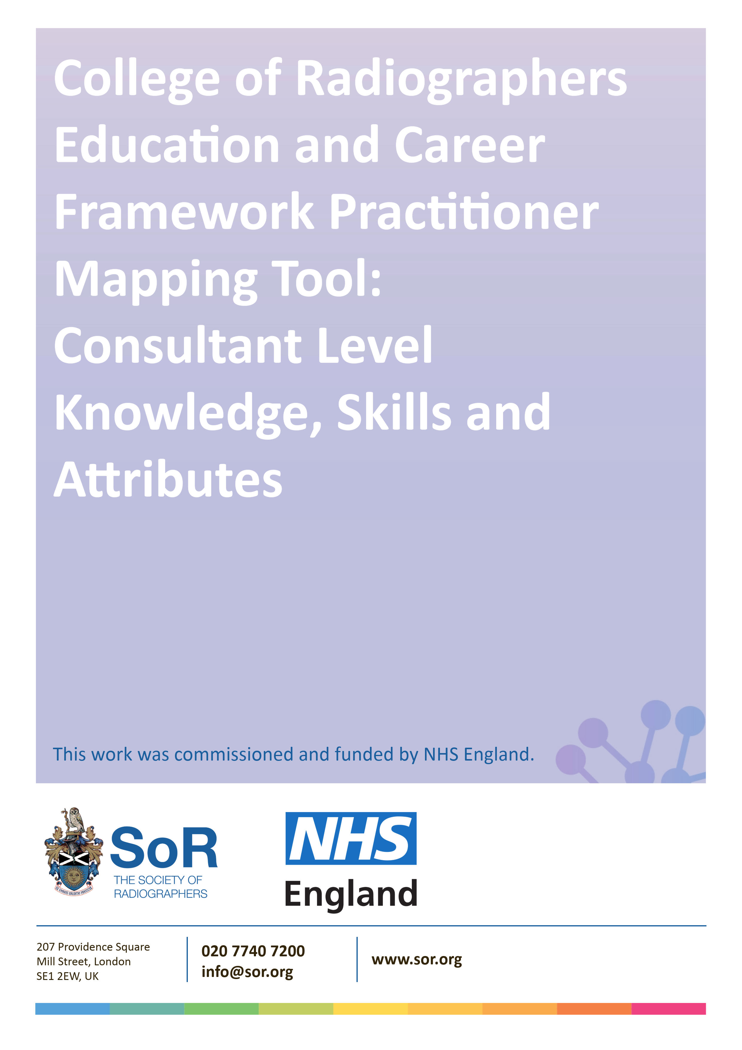 Education and Career Framework Practitioner Mapping Tool:  Consultant Level Knowledge, Skills and Attributes