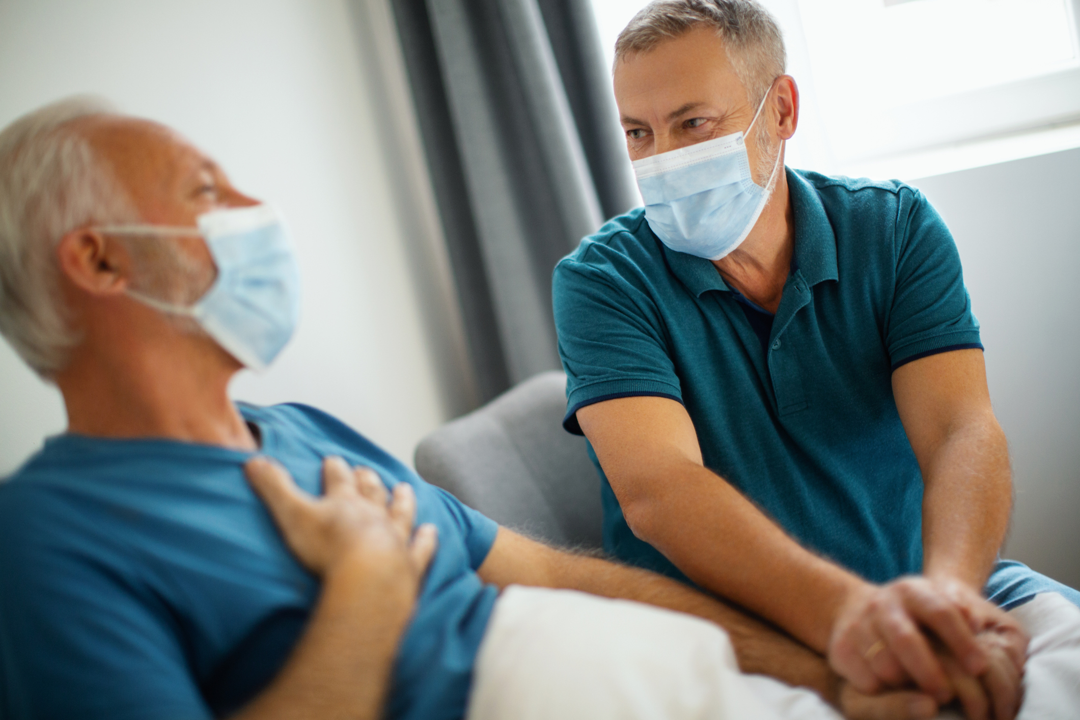 Caring for loved ones - stock photo