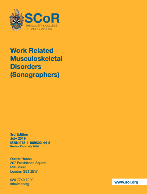 Work Related Musculoskeletal Disorders (Sonographers)