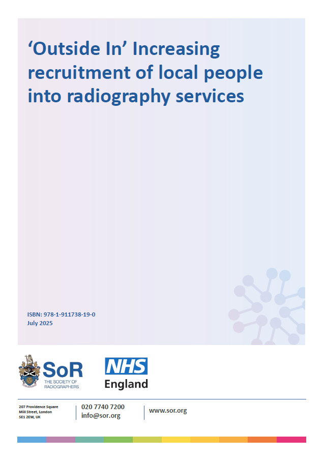 ‘Outside In’ Increasing recruitment of local people into radiography services
