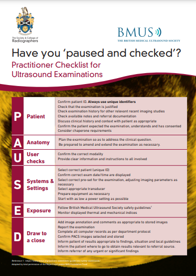 Have you paused and checked? Ultrasound