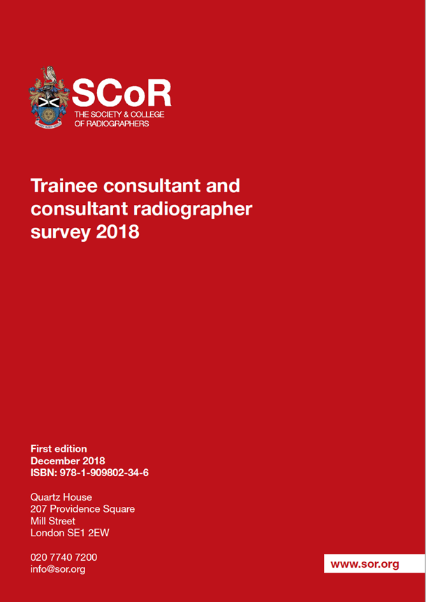 Trainee consultant and consultant radiographer survey 2018